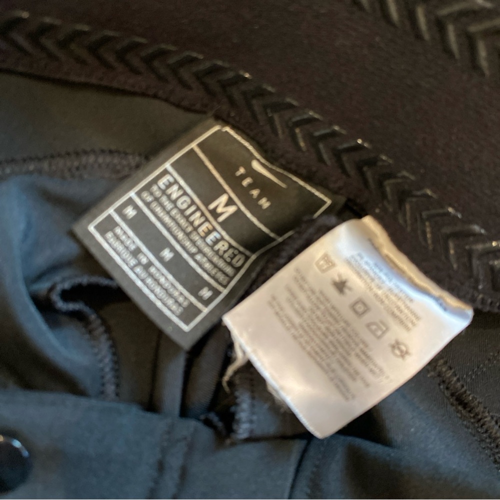 Nike Team Engineered Baseball Pants Black Medium Vented - Picture 7 of 8